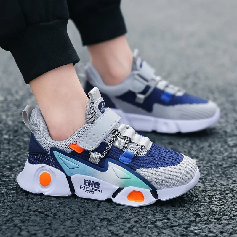 Children's shoes for girls spring 7 years old casual shoes breathable running sports shoes