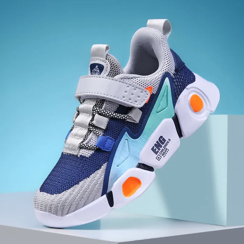 Children's shoes for girls spring 7 years old casual shoes breathable running sports shoes