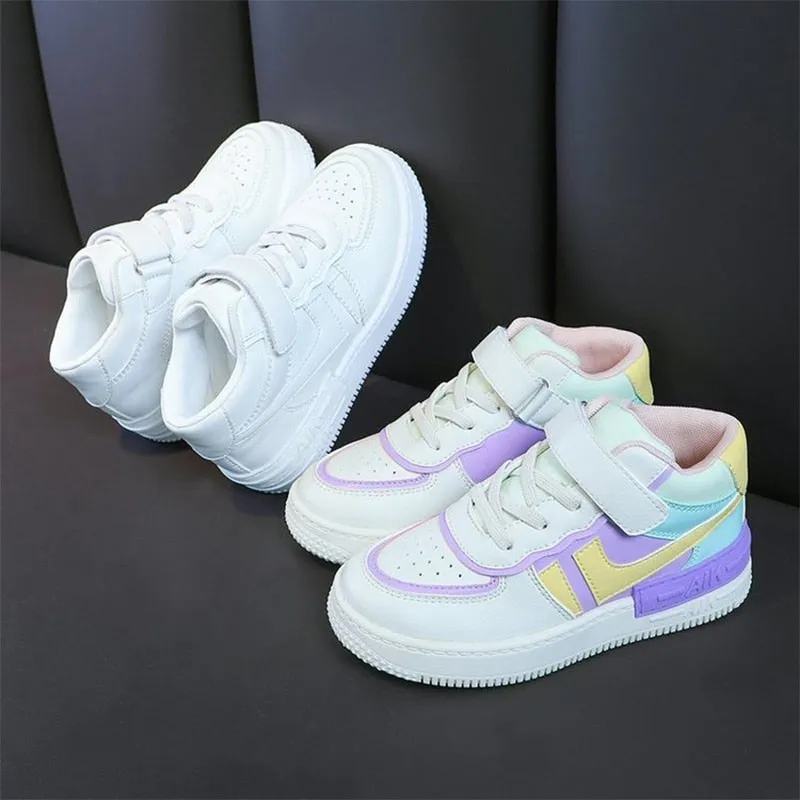 Children's sports  new casual shoes middle and large sneakers  shoes