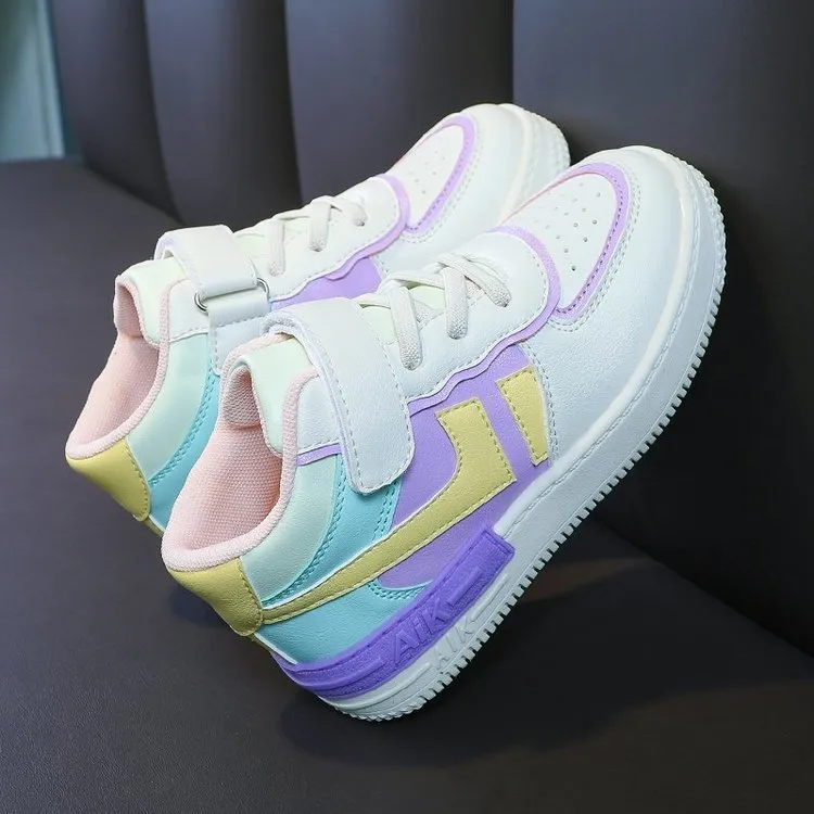Children's sports  new casual shoes middle and large sneakers  shoes