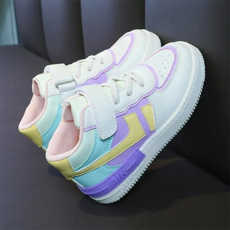 Children's sports  new casual shoes middle and large sneakers  shoes