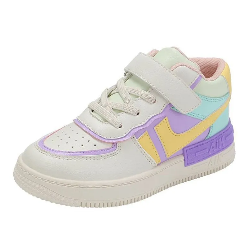 Children's sports  new casual shoes middle and large sneakers  shoes