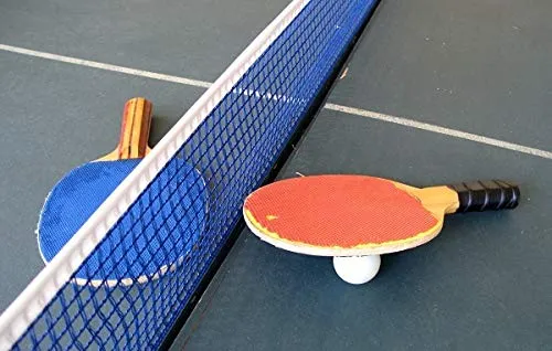 Cima Innovative Retractable Table-Tennis Net with Adjustable Length and Push Clamps Portable and Fits Most Tables (Medium, Multicolour)
