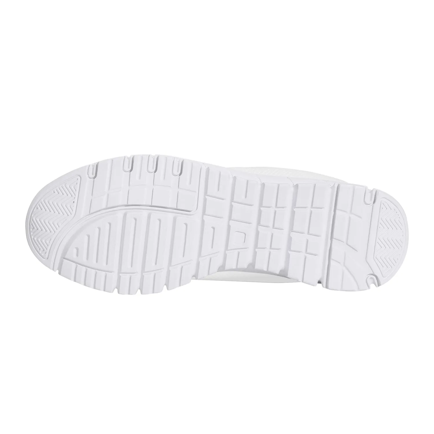 Classic Lightweight Mesh Sneakers - White/Black 'Pink crystals shoes'