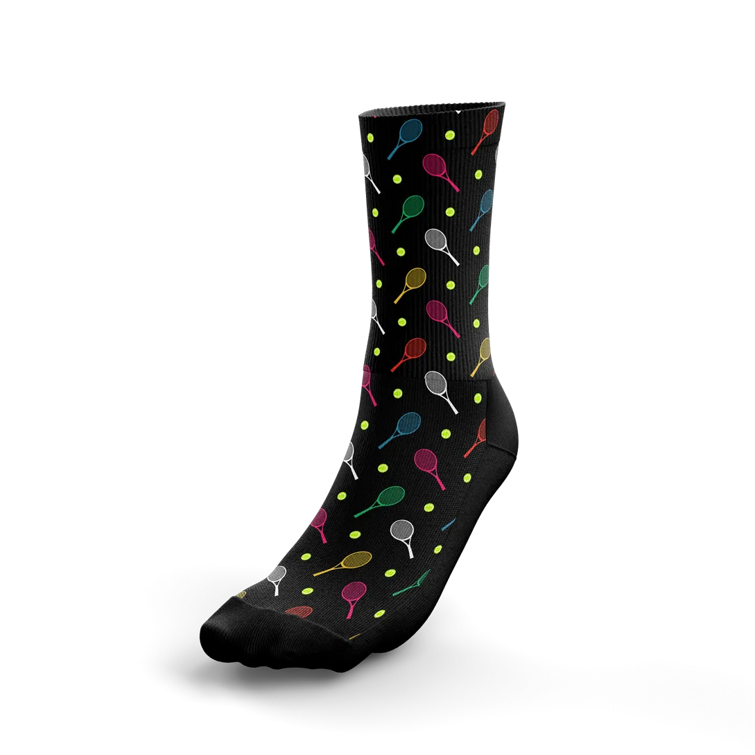 Colorful Tennis Crew Socks