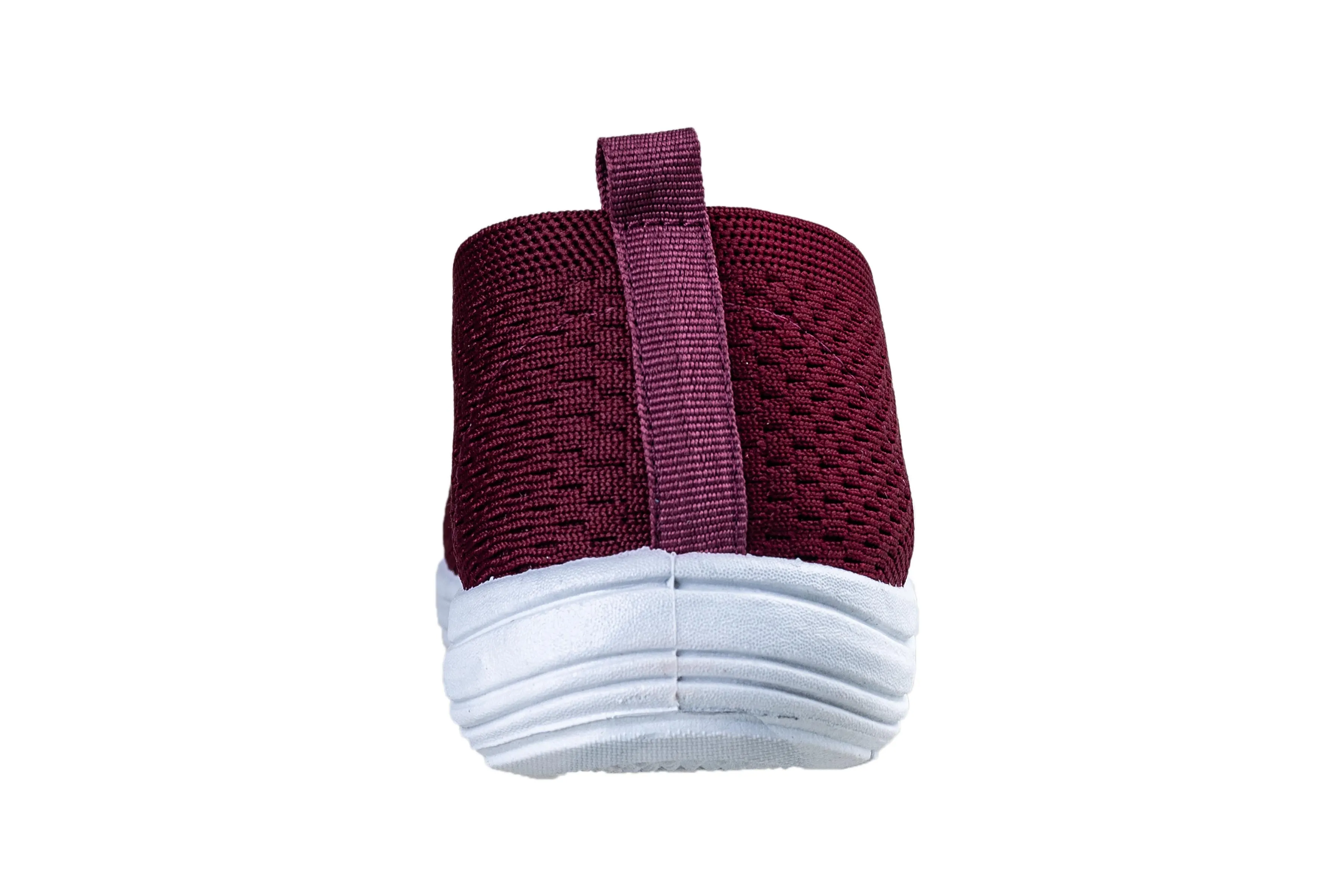Comfort Walk Ladies Maroon Sports Shoe