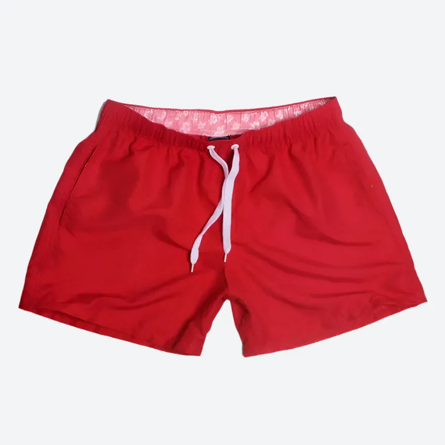 Comfortable Elastic Drawstring Swim Shorts
