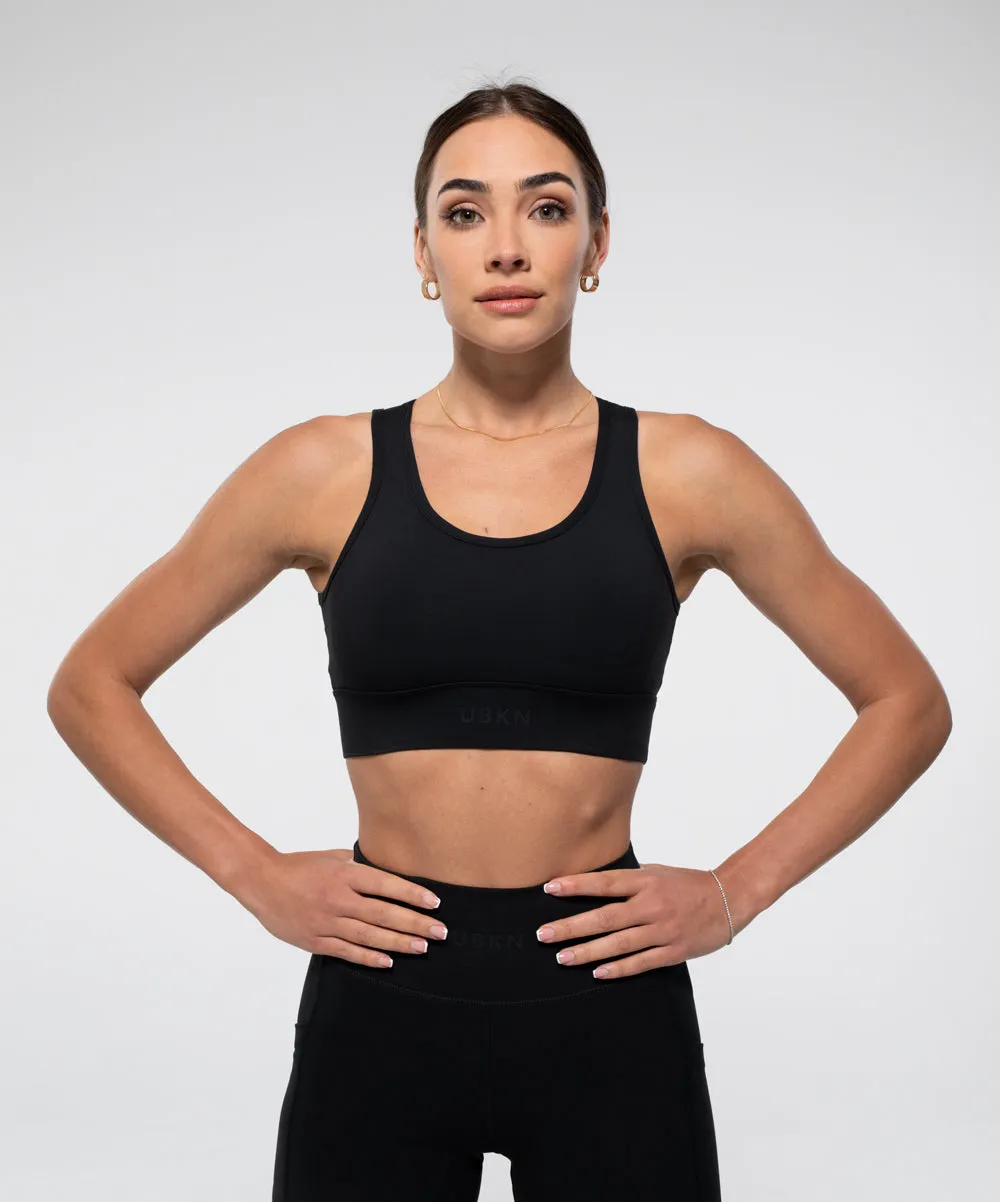 CONQUER Sports Bra in Black
