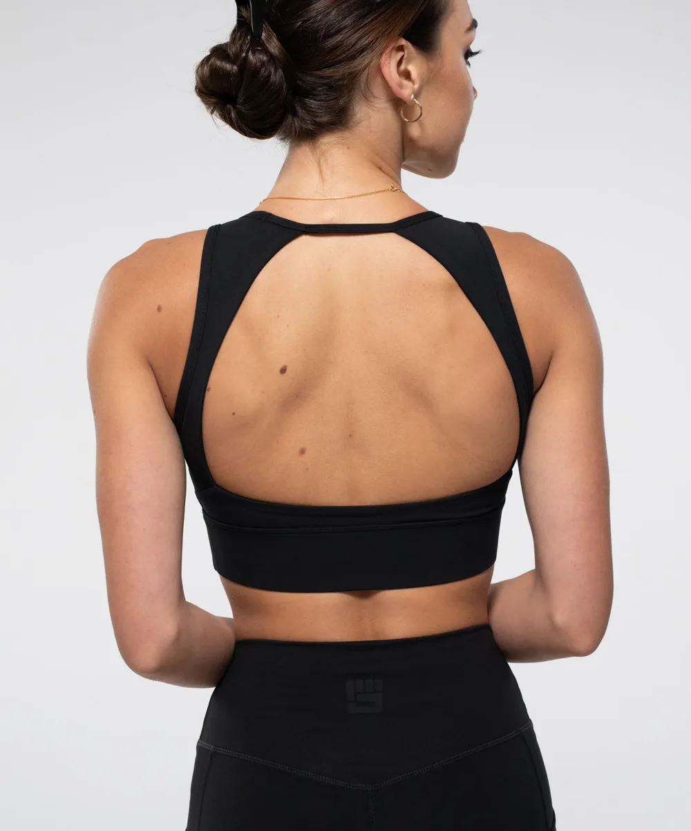 CONQUER Sports Bra in Black