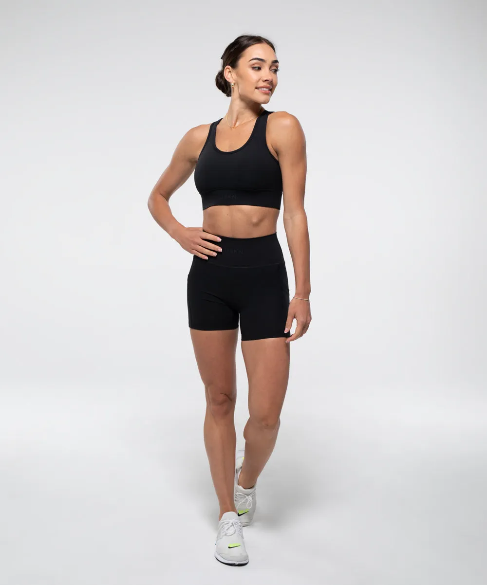 CONQUER Sports Bra in Black