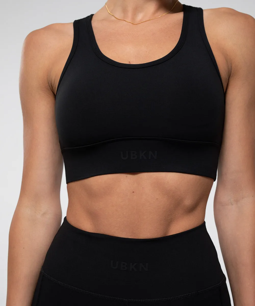 CONQUER Sports Bra in Black