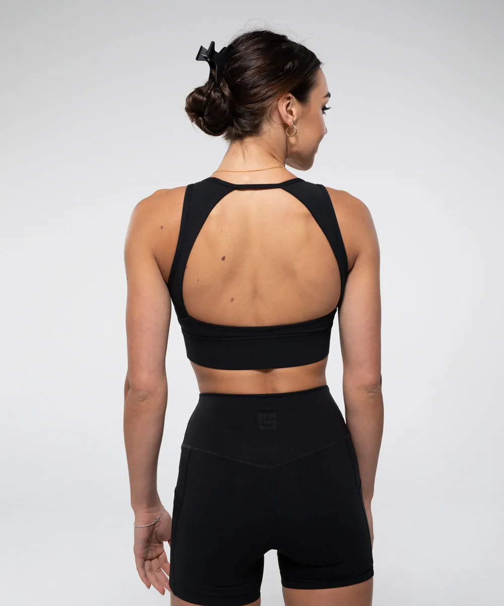 CONQUER Sports Bra in Black