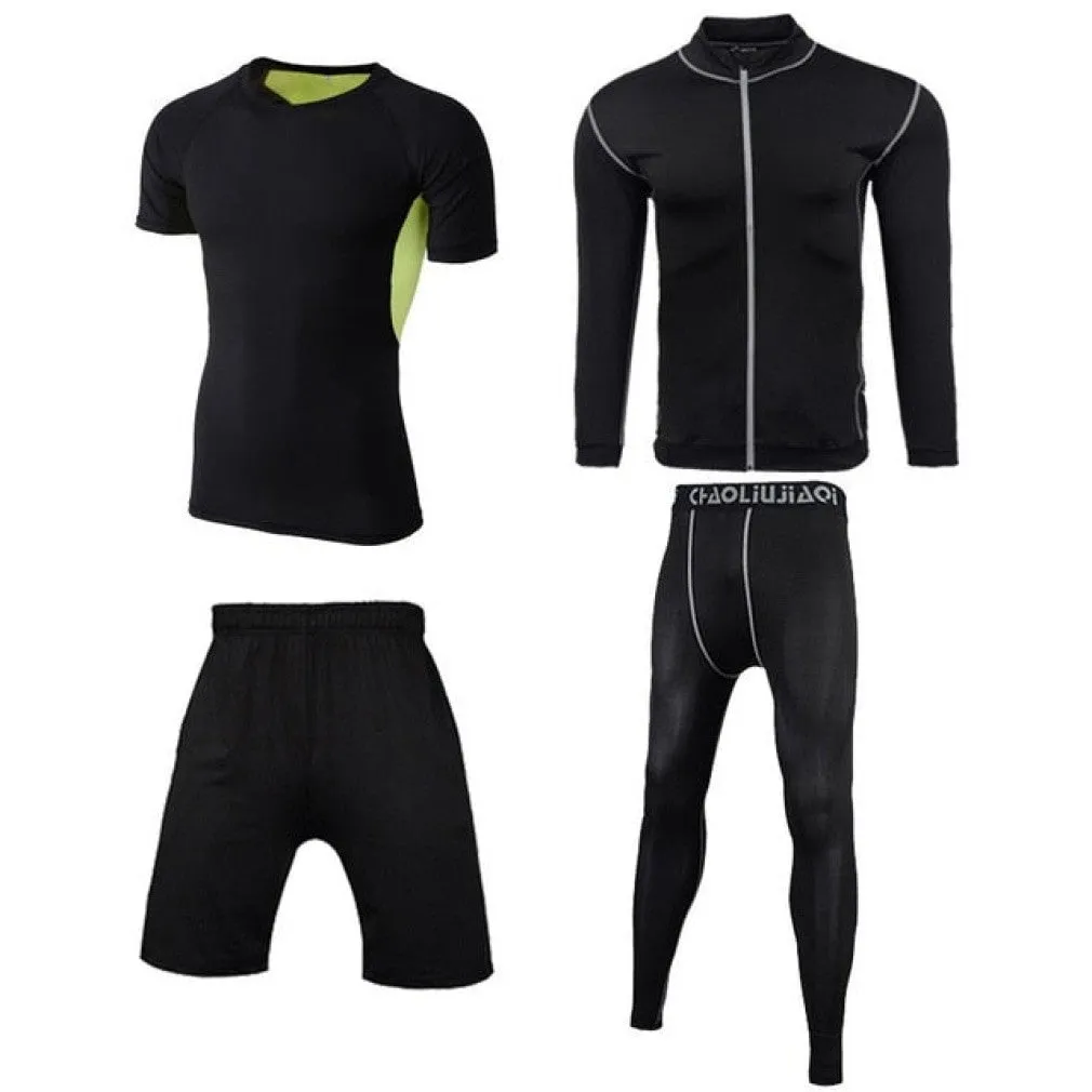 ContiNent 33 Men Sportswear Compression Sport Suits Quick Dry Running Sets Clothes Sports Joggers Training Gym Fitness Tracksuits Running Set