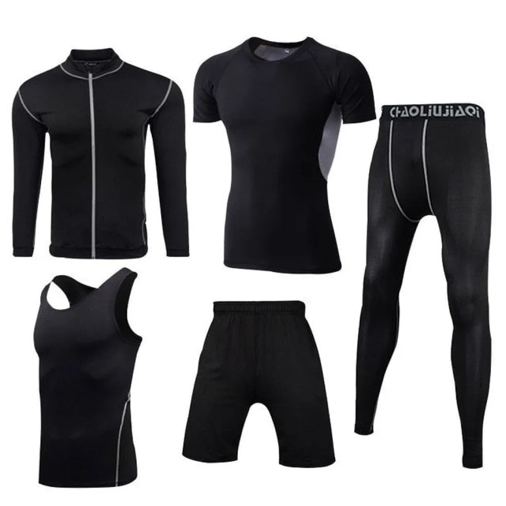 ContiNent 33 Men Sportswear Compression Sport Suits Quick Dry Running Sets Clothes Sports Joggers Training Gym Fitness Tracksuits Running Set
