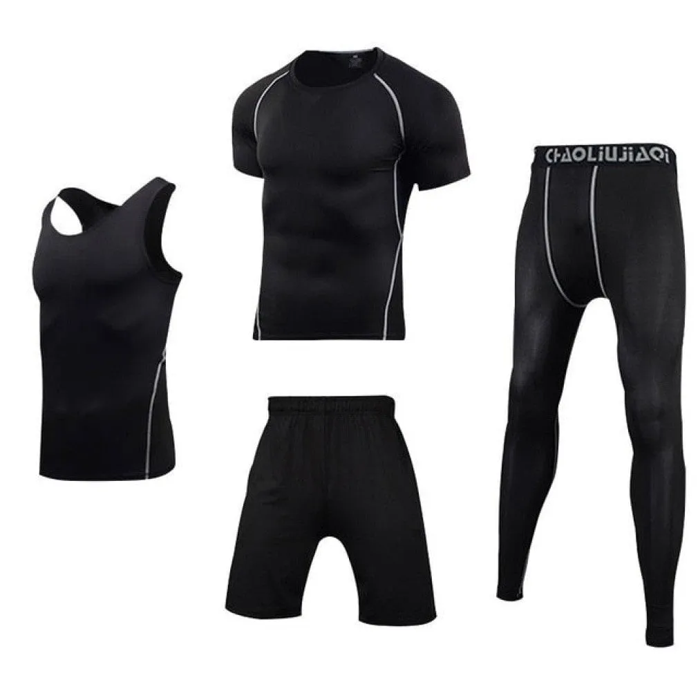 ContiNent 33 Men Sportswear Compression Sport Suits Quick Dry Running Sets Clothes Sports Joggers Training Gym Fitness Tracksuits Running Set