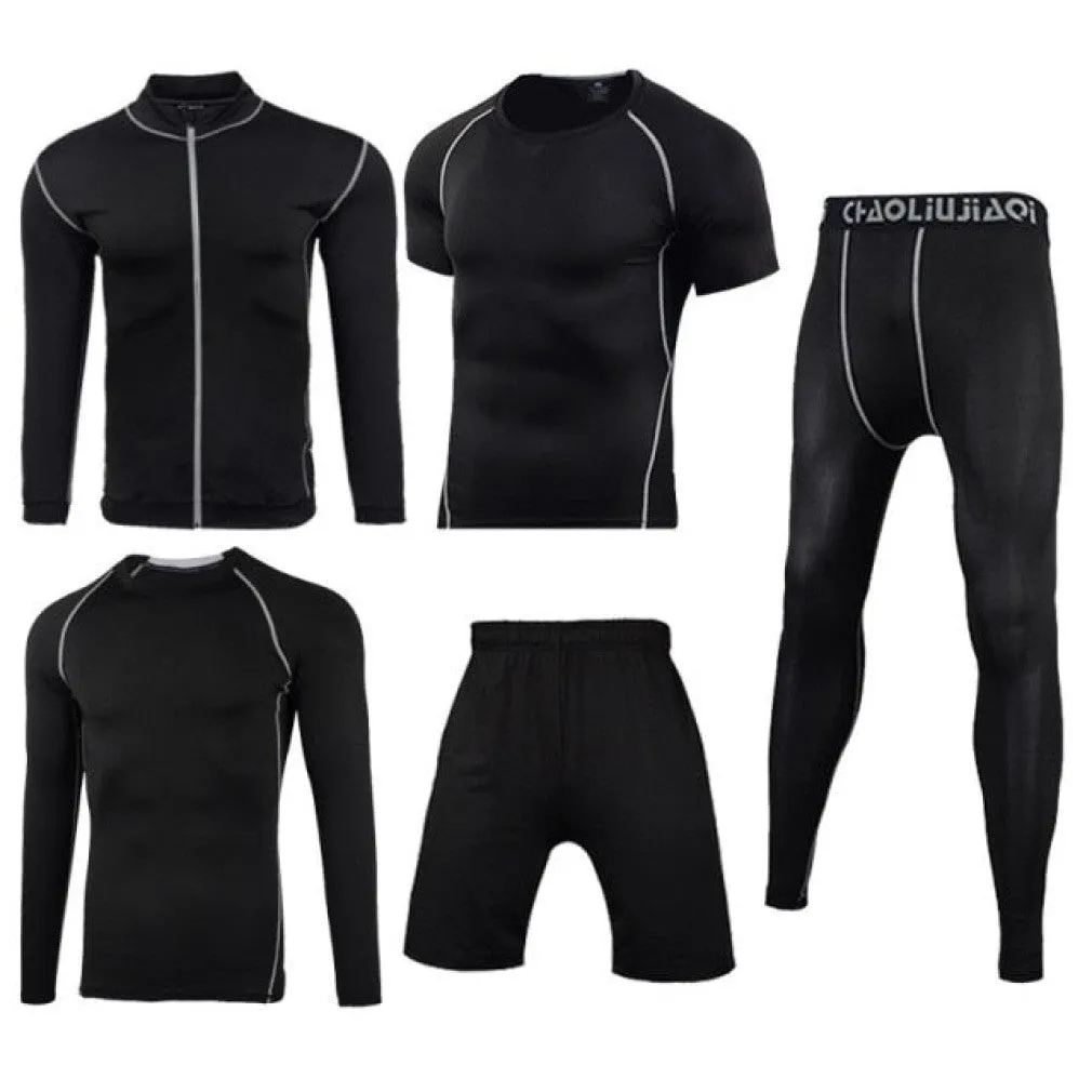 ContiNent 33 Men Sportswear Compression Sport Suits Quick Dry Running Sets Clothes Sports Joggers Training Gym Fitness Tracksuits Running Set