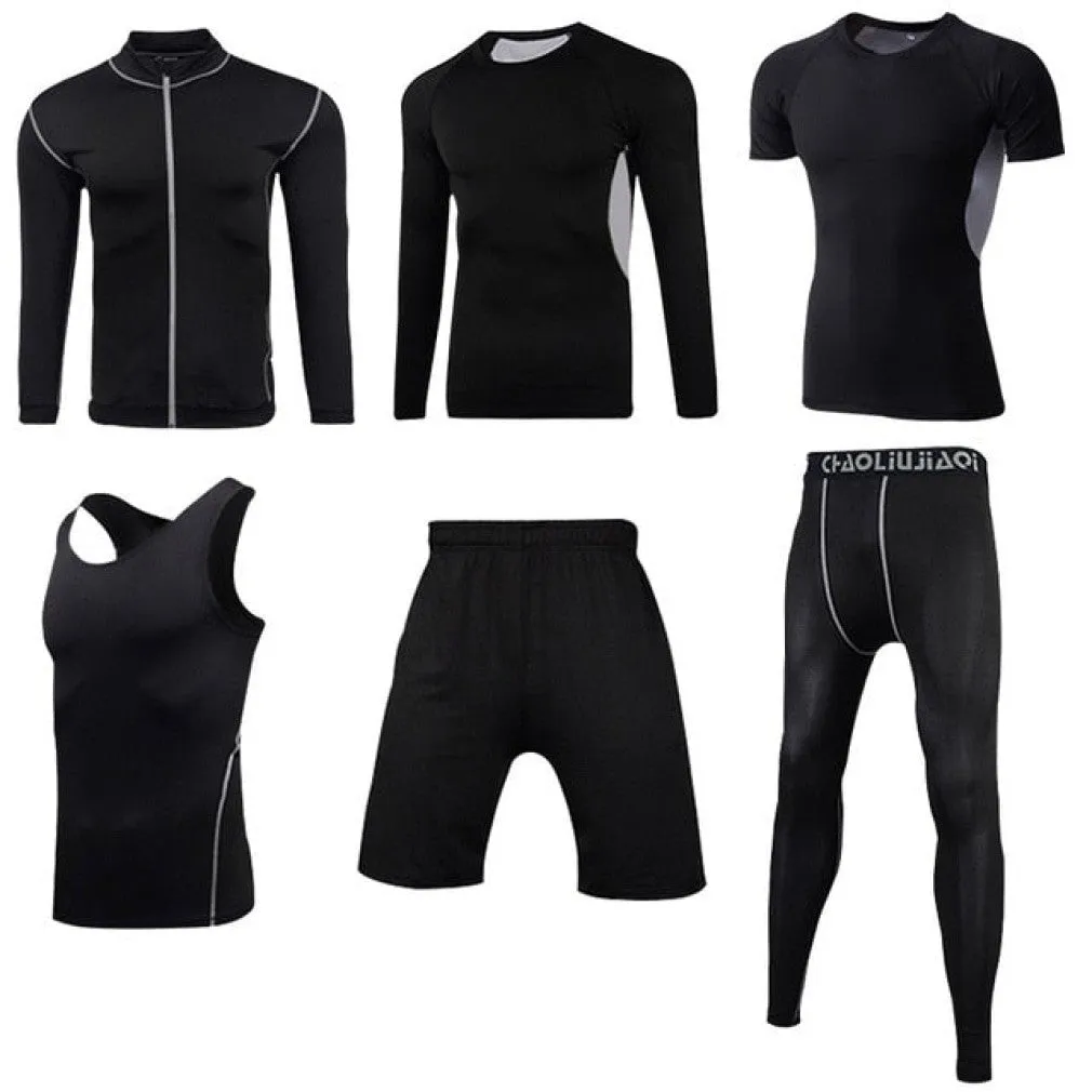 ContiNent 33 Men Sportswear Compression Sport Suits Quick Dry Running Sets Clothes Sports Joggers Training Gym Fitness Tracksuits Running Set