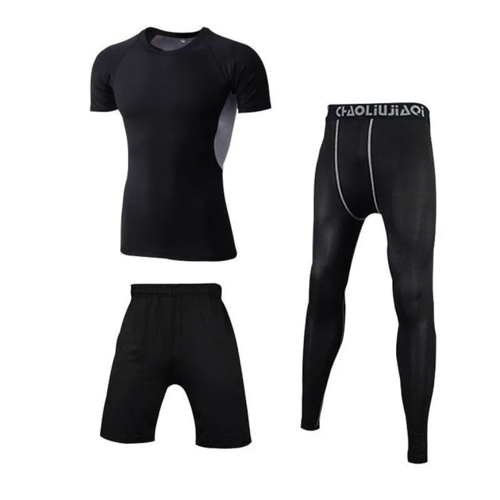 ContiNent 33 Men Sportswear Compression Sport Suits Quick Dry Running Sets Clothes Sports Joggers Training Gym Fitness Tracksuits Running Set