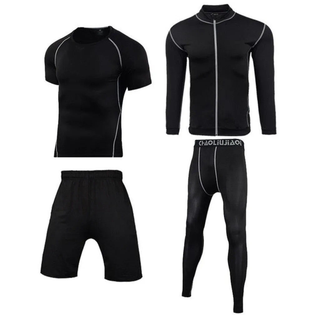 ContiNent 33 Men Sportswear Compression Sport Suits Quick Dry Running Sets Clothes Sports Joggers Training Gym Fitness Tracksuits Running Set
