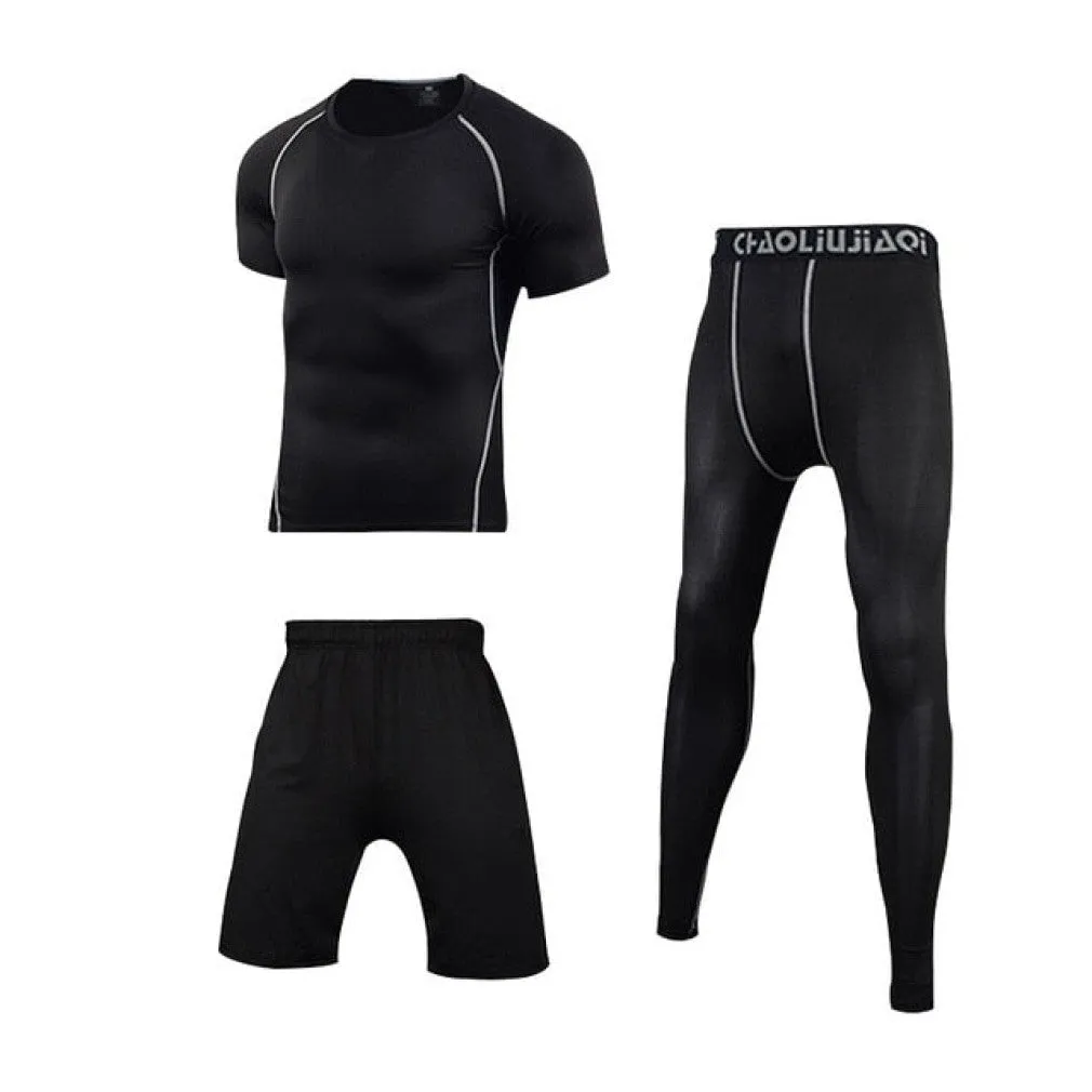 ContiNent 33 Men Sportswear Compression Sport Suits Quick Dry Running Sets Clothes Sports Joggers Training Gym Fitness Tracksuits Running Set
