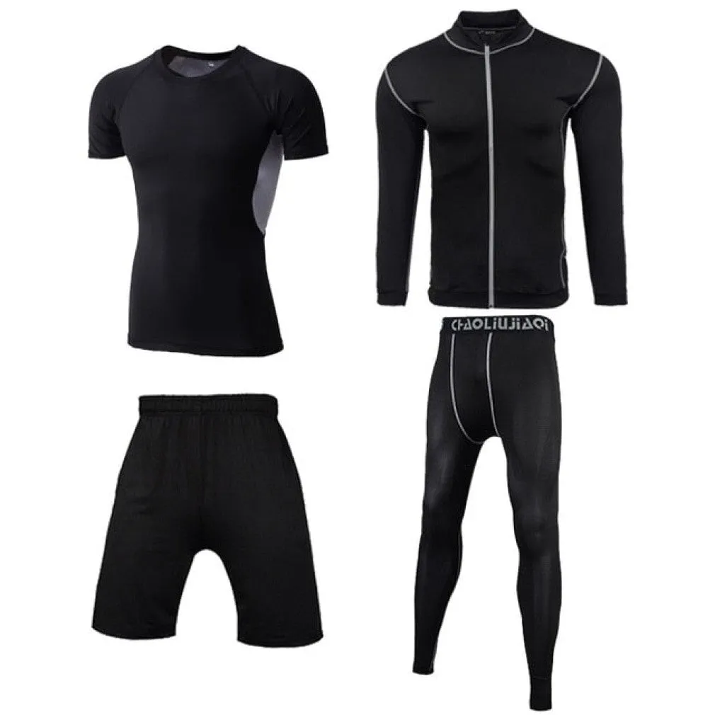 ContiNent 33 Men Sportswear Compression Sport Suits Quick Dry Running Sets Clothes Sports Joggers Training Gym Fitness Tracksuits Running Set