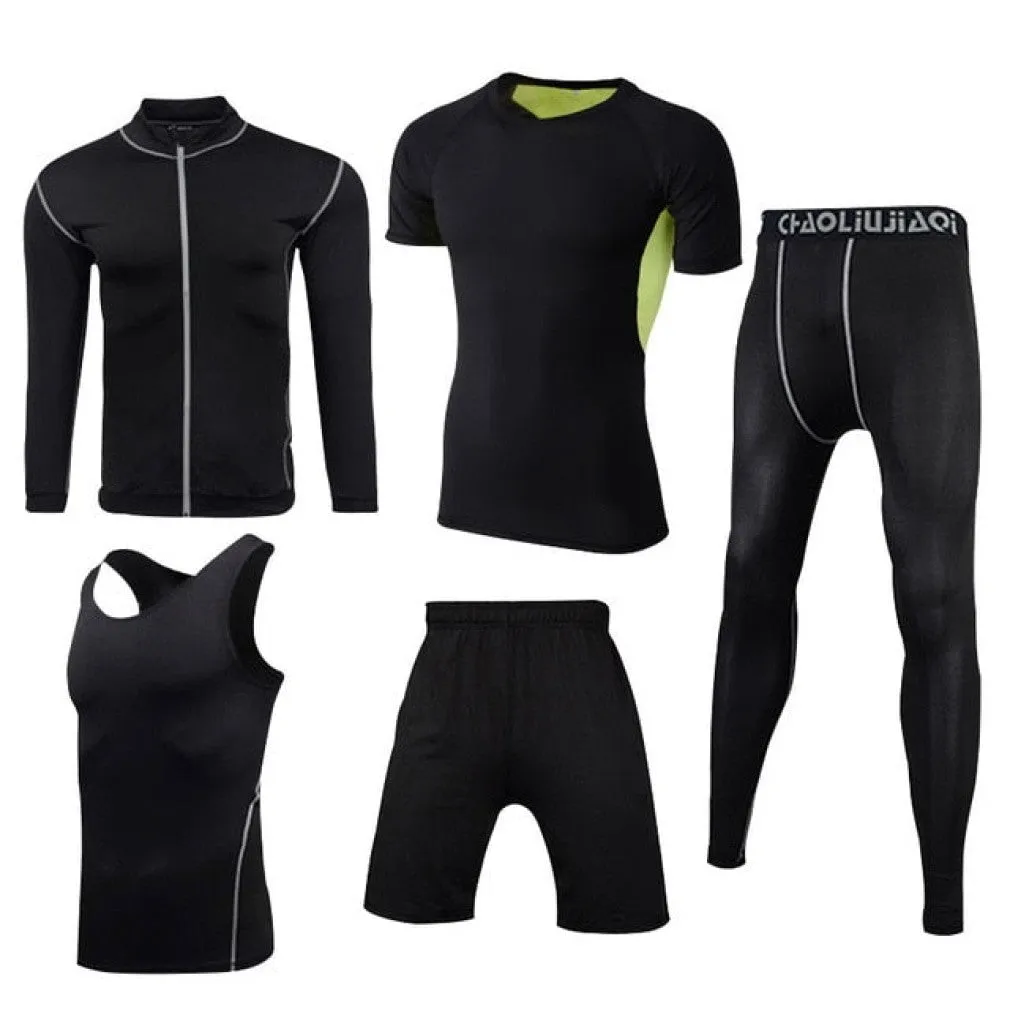 ContiNent 33 Men Sportswear Compression Sport Suits Quick Dry Running Sets Clothes Sports Joggers Training Gym Fitness Tracksuits Running Set