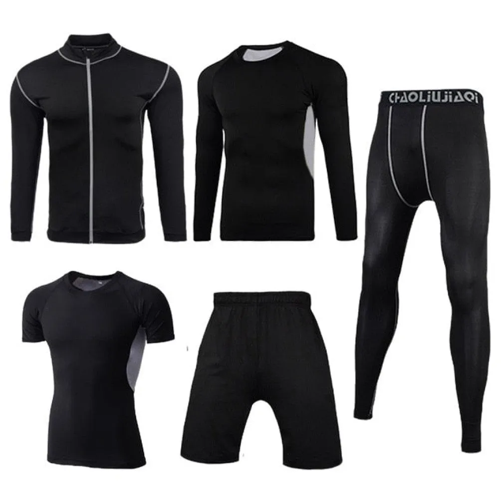ContiNent 33 Men Sportswear Compression Sport Suits Quick Dry Running Sets Clothes Sports Joggers Training Gym Fitness Tracksuits Running Set