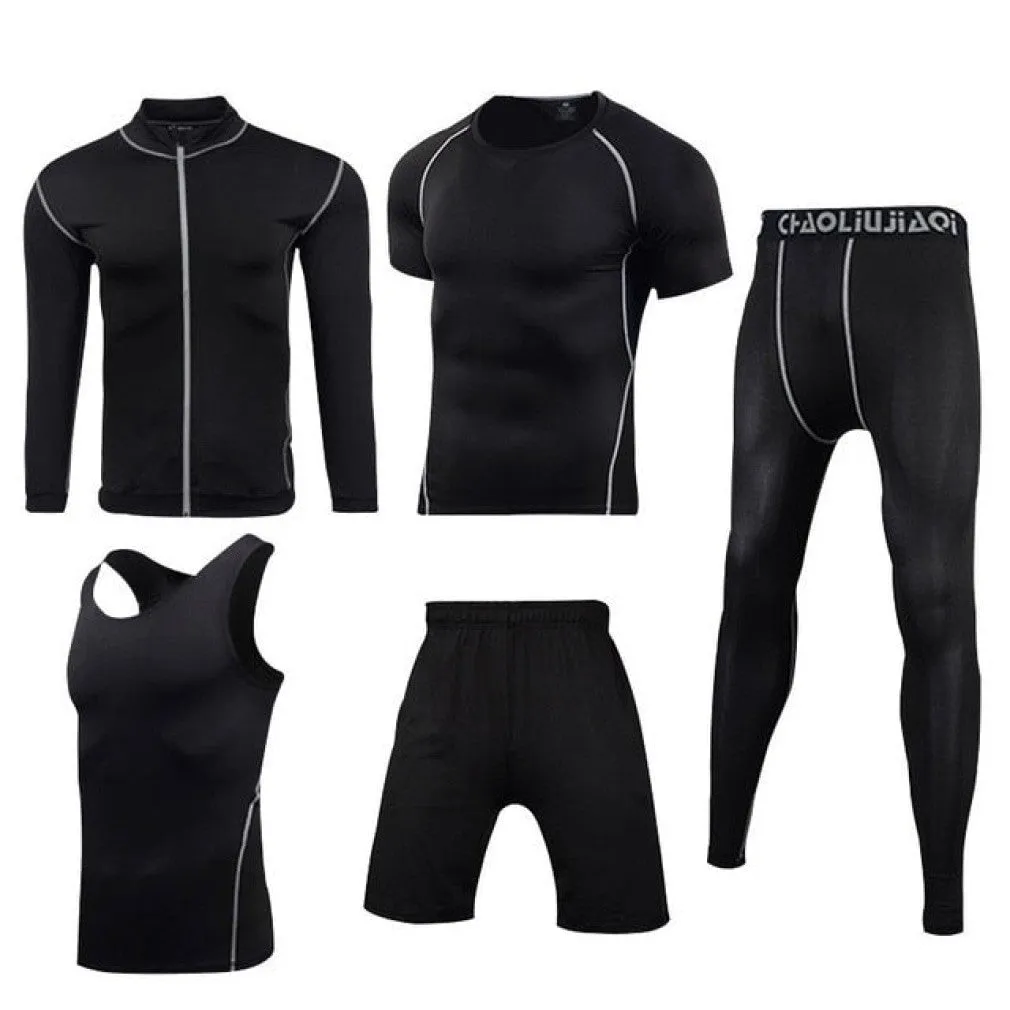 ContiNent 33 Men Sportswear Compression Sport Suits Quick Dry Running Sets Clothes Sports Joggers Training Gym Fitness Tracksuits Running Set