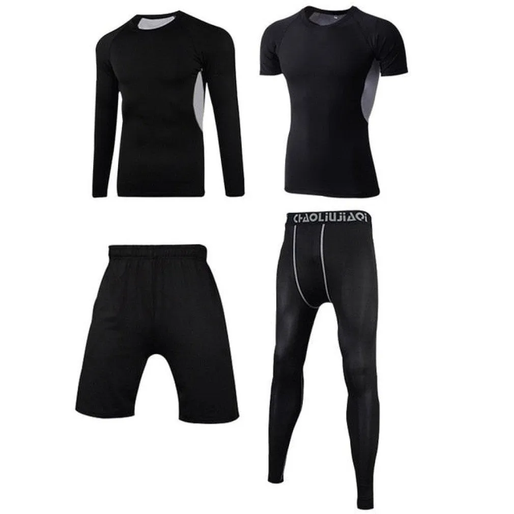 ContiNent 33 Men Sportswear Compression Sport Suits Quick Dry Running Sets Clothes Sports Joggers Training Gym Fitness Tracksuits Running Set