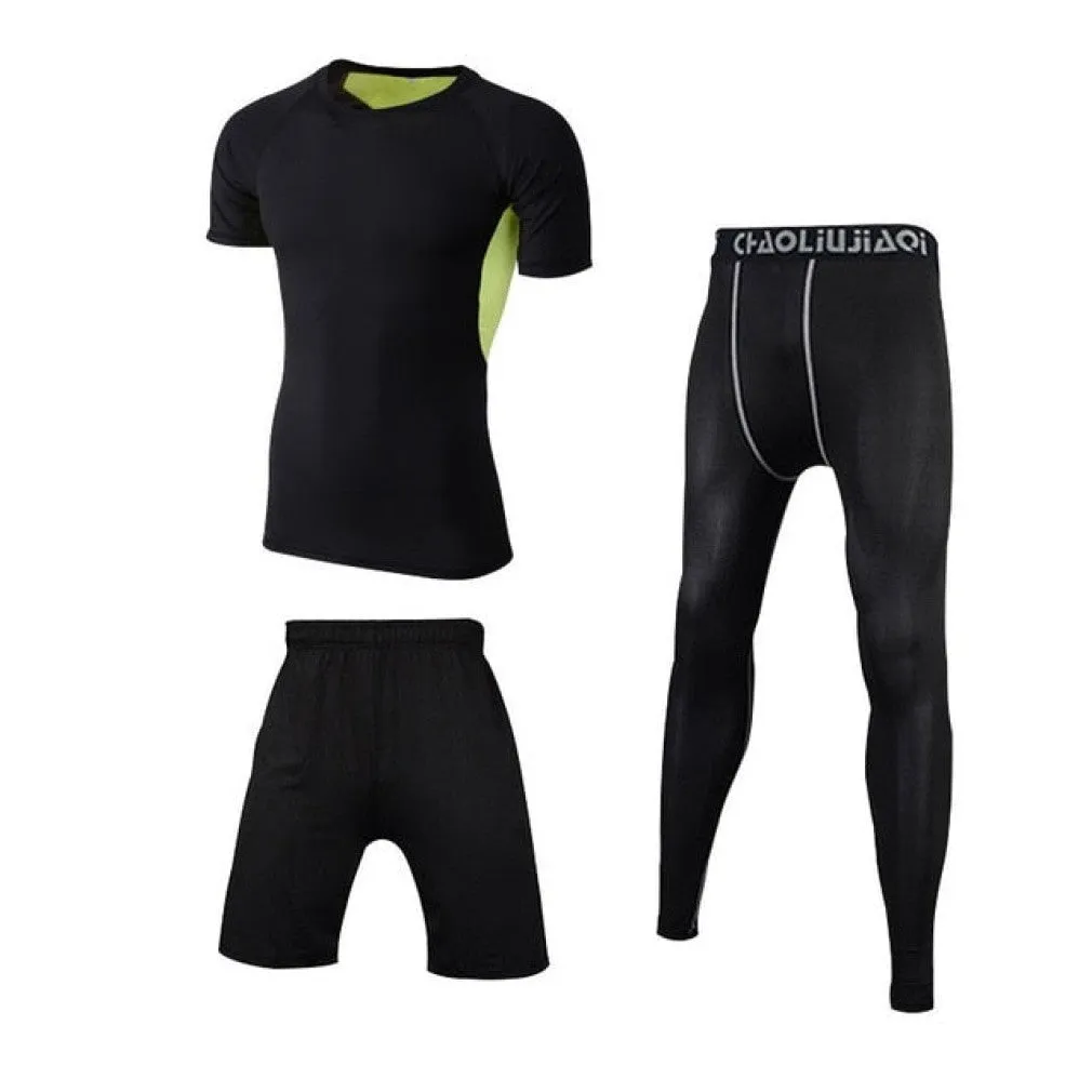 ContiNent 33 Men Sportswear Compression Sport Suits Quick Dry Running Sets Clothes Sports Joggers Training Gym Fitness Tracksuits Running Set