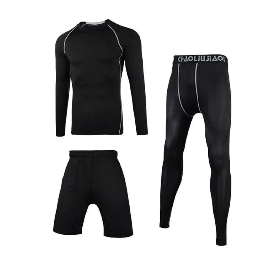 ContiNent 33 Men Sportswear Compression Sport Suits Quick Dry Running Sets Clothes Sports Joggers Training Gym Fitness Tracksuits Running Set