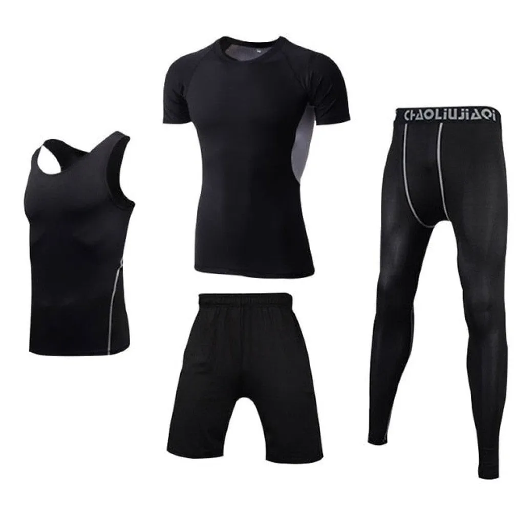 ContiNent 33 Men Sportswear Compression Sport Suits Quick Dry Running Sets Clothes Sports Joggers Training Gym Fitness Tracksuits Running Set