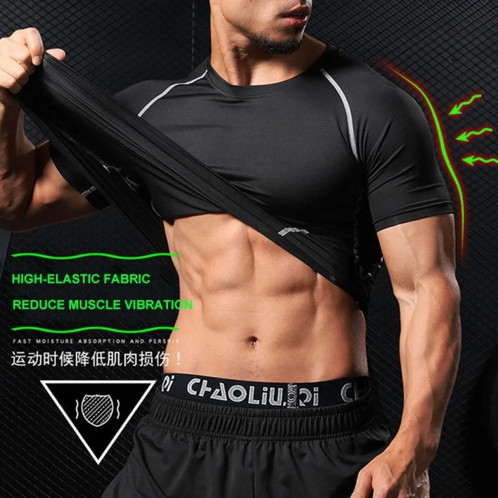 ContiNent 33 Men Sportswear Compression Sport Suits Quick Dry Running Sets Clothes Sports Joggers Training Gym Fitness Tracksuits Running Set