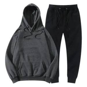 ContiNent 33 Men Women Tracksuit Hoodies Pants Jogging Sweatpants Sets Winter Fleece Jogger Sports Suit Sweatshirt Pullover Fashion