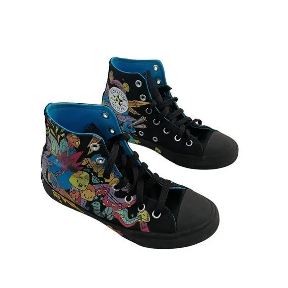 Converse All Star‎ Chuck Taylor Hi Top Notebook Black Sneakers Size 2Y (W 3.5-4)