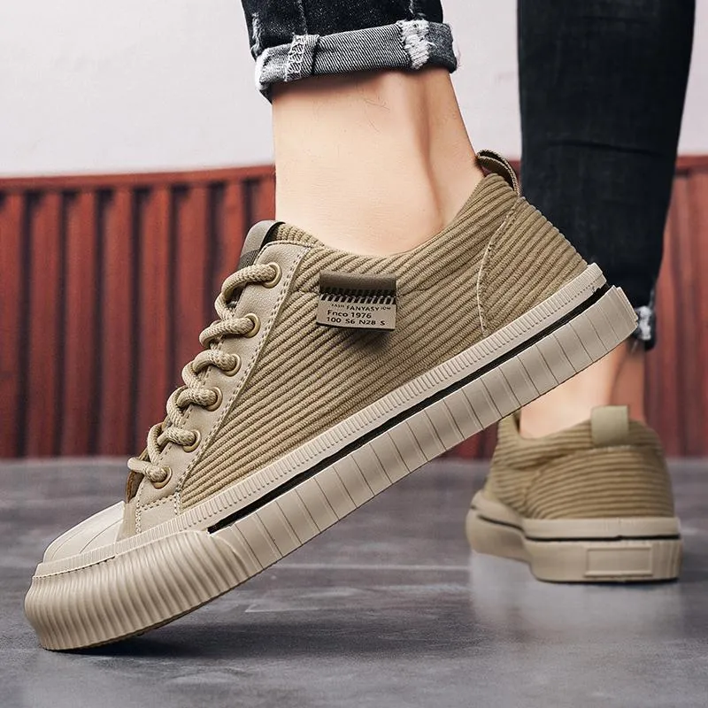 Corduroy Low-top Comfortable Small Casual Shoes