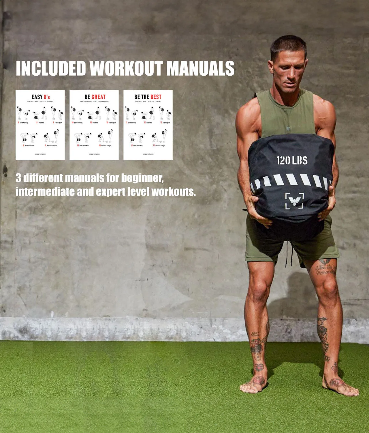 Core Black Round Sand Bag 100 lbs