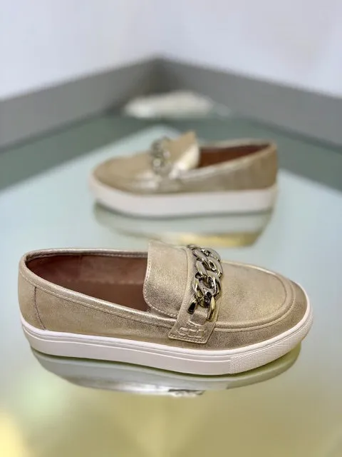 Corky's Gold Chain Reaction Shoes