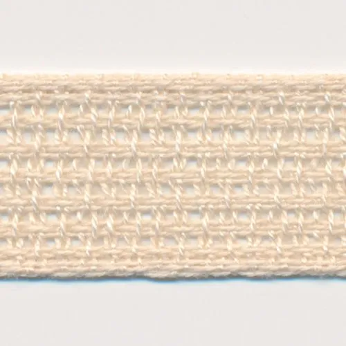 Cotton Mesh Ribbon #07 Crystal Gray
