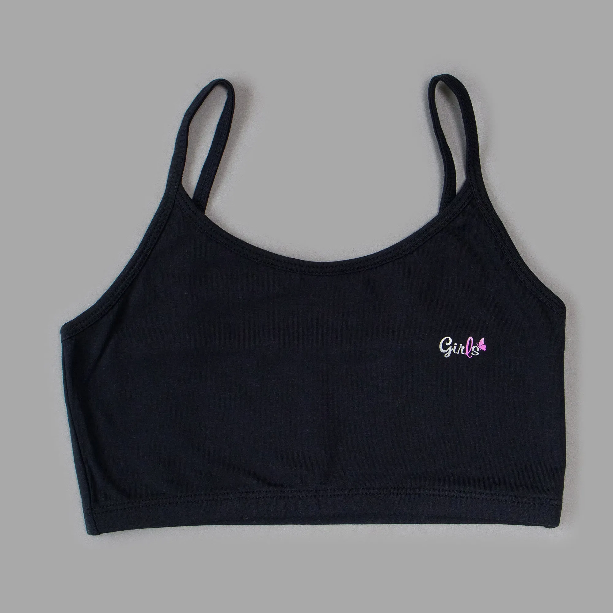 Cotton Spandex Super Soft Training Bra for Girls (Pack of 3)