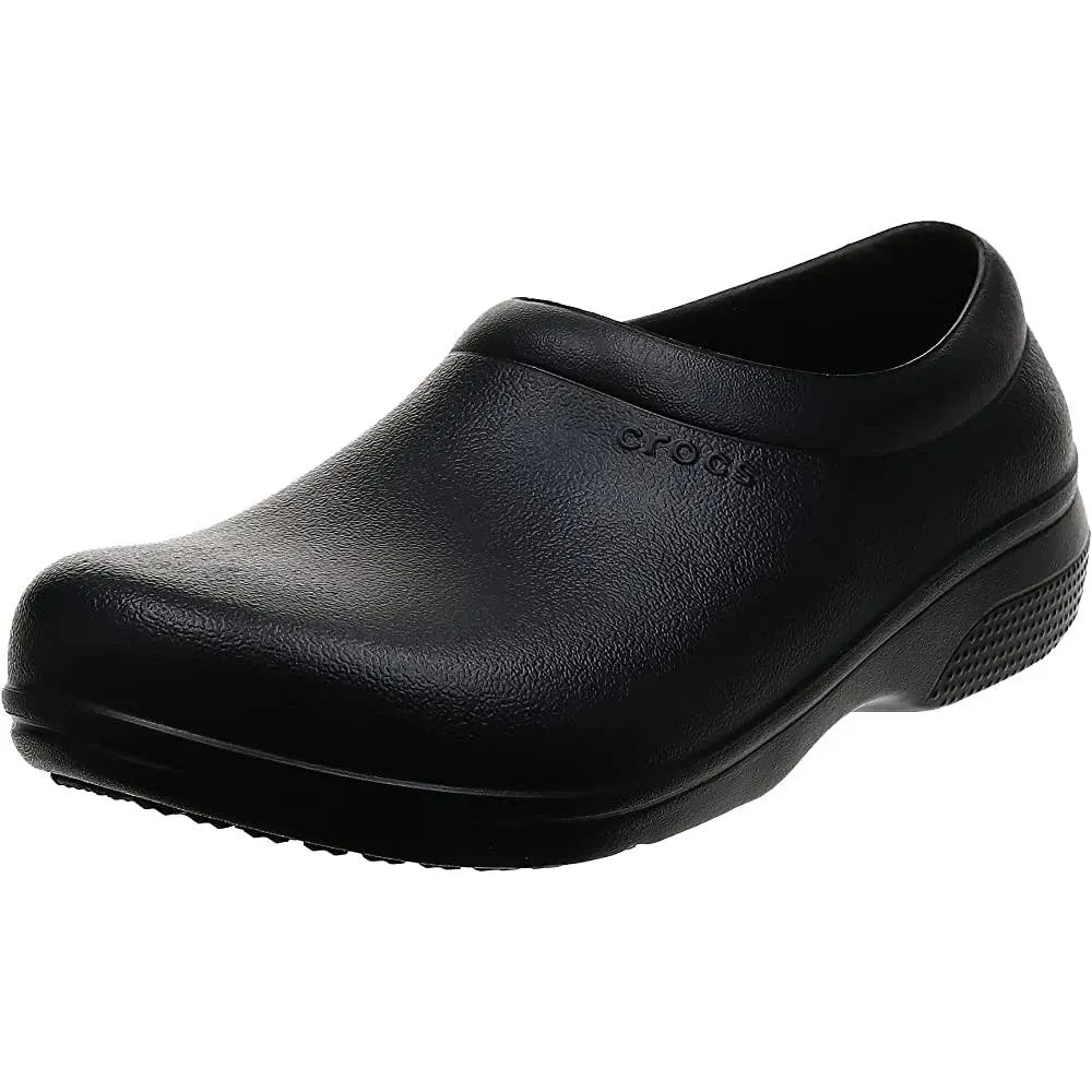 Crocs Unisex-Adult Men's and Women's on The Clock Clog | Slip Resistant Work Shoes | Multiple Colors and Sizes