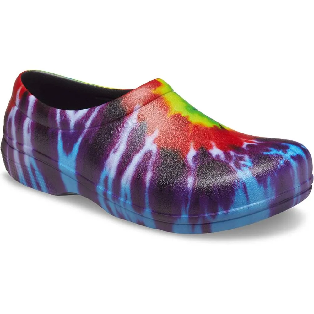 Crocs Unisex-Adult Men's and Women's on The Clock Clog | Slip Resistant Work Shoes | Multiple Colors and Sizes