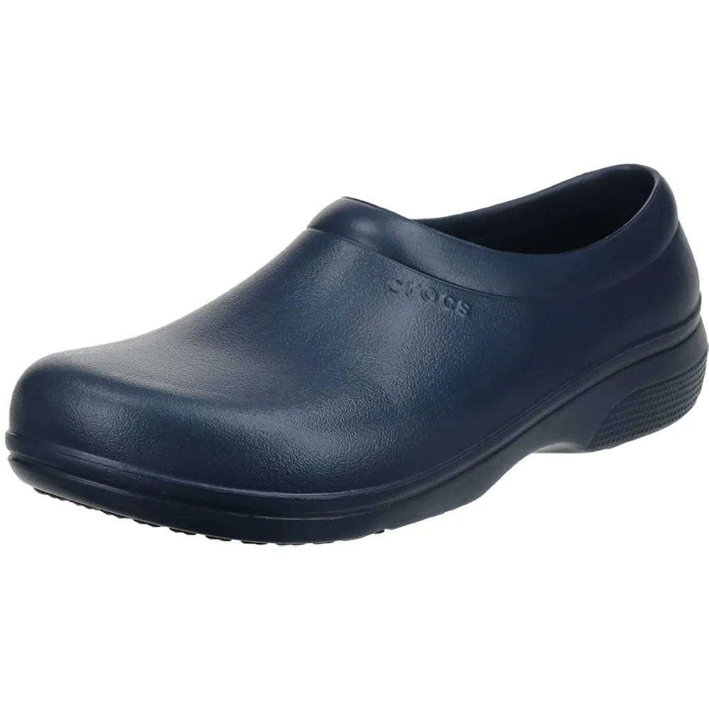 Crocs Unisex-Adult Men's and Women's on The Clock Clog | Slip Resistant Work Shoes | Multiple Colors and Sizes
