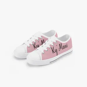 Custom Name Kid’s Low-Top Canvas Shoes