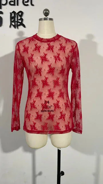 Dally Sheer Lace Top