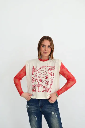 Dally Sheer Lace Top