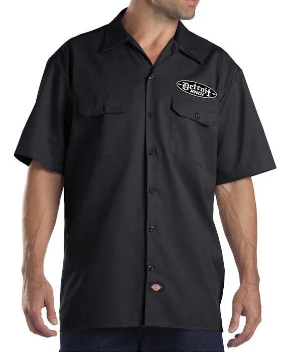 Detroit Muscle Work Shirt - Black