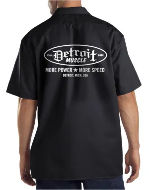 Detroit Muscle Work Shirt - Black