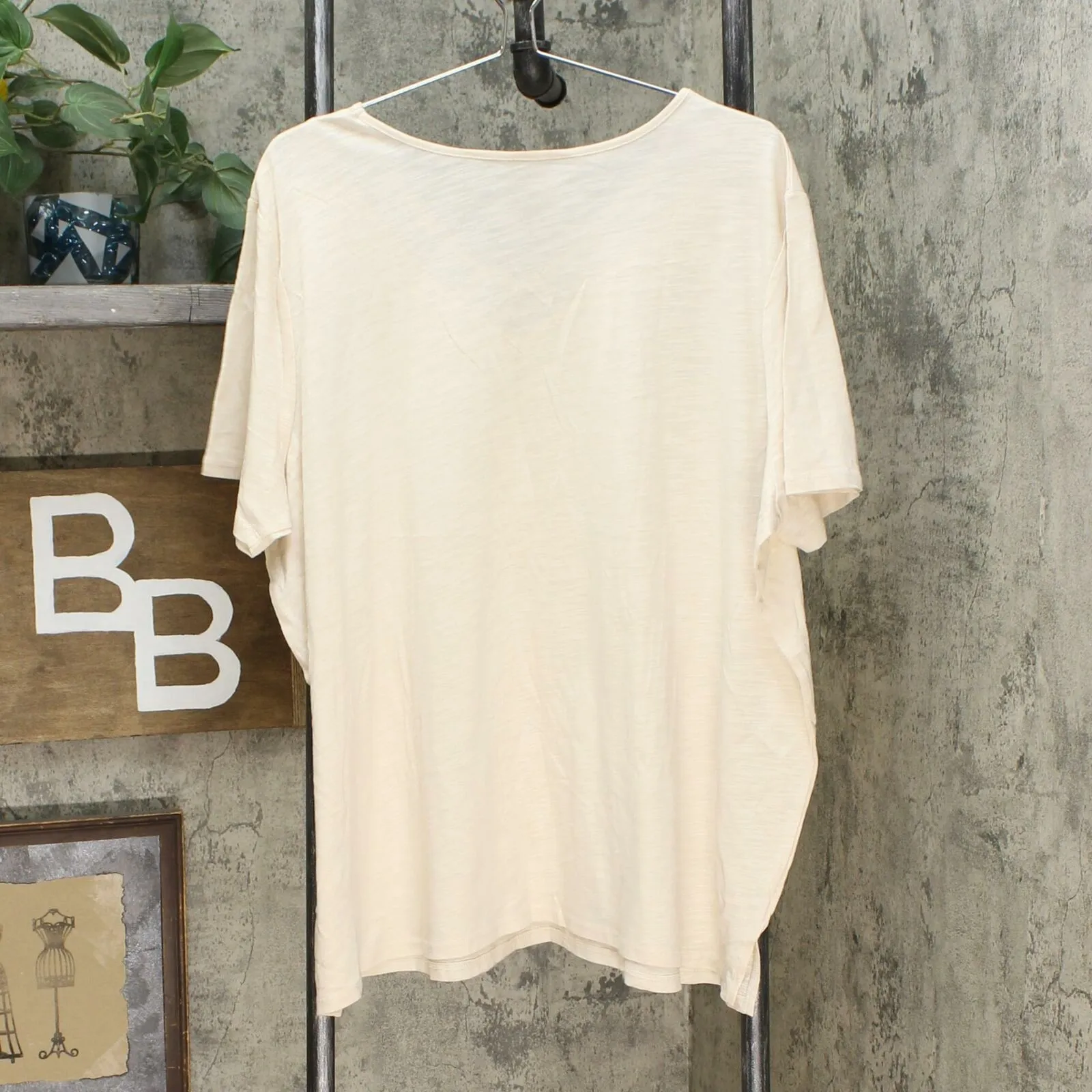 DG2 by Diane Gilman Women's Plus Size Short-Sleeve Mesh V-Neck T-Shirt