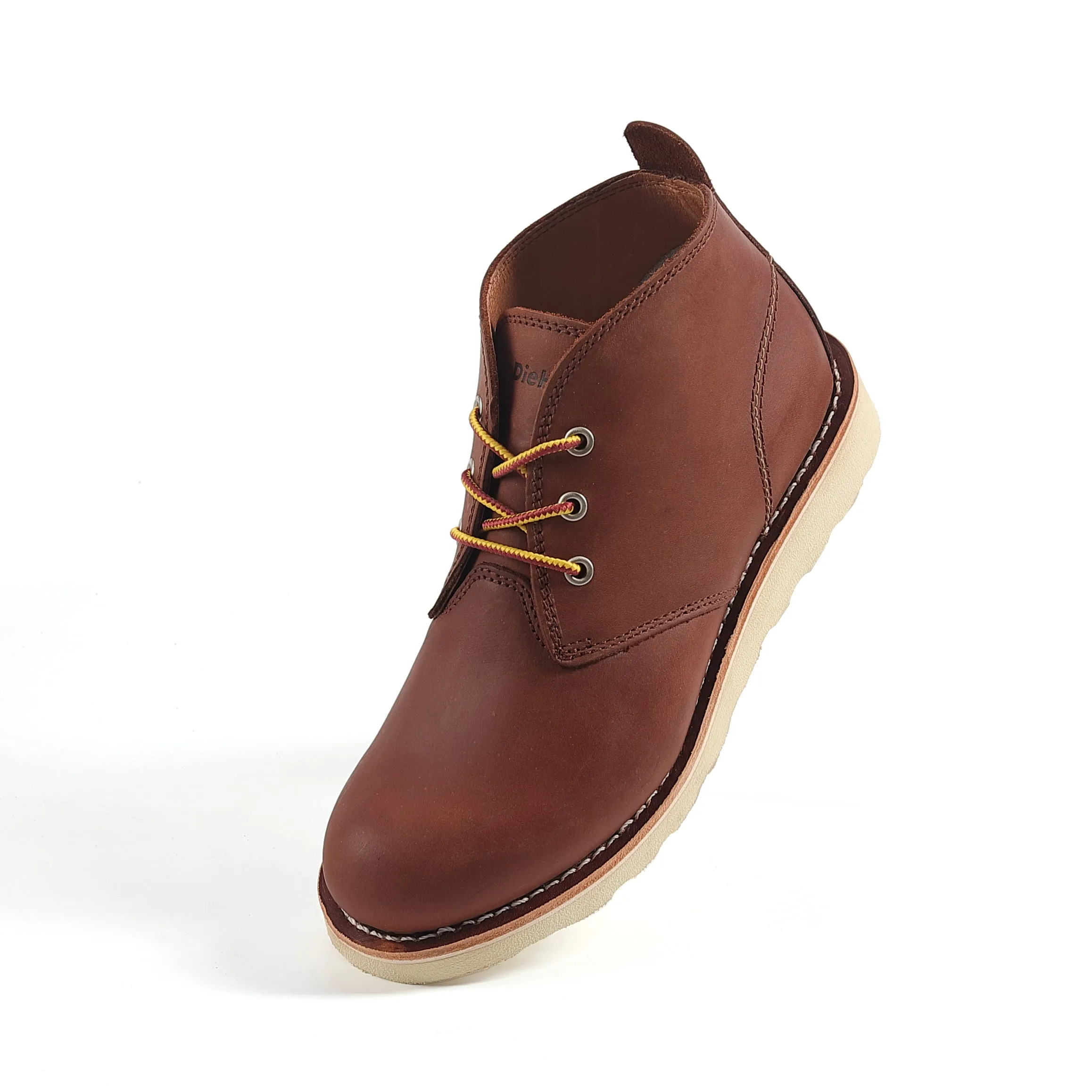DIEHARD 84981 Men's Soft Toe Full Grain Leather Work Boots Reddish Brown